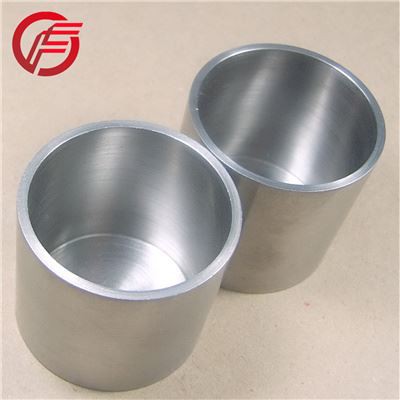 Tungsten cruciblefor melting