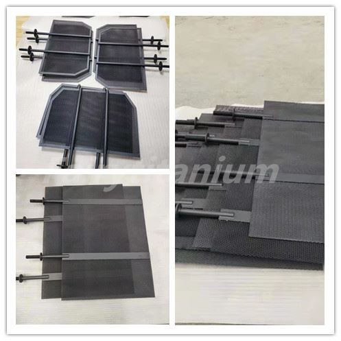 titanium anode for electroplating