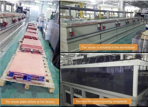 titanium anode application in etching solution recovery industry