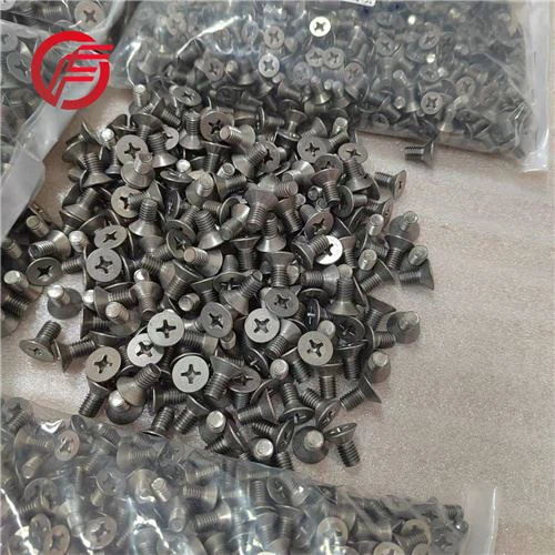 Gr2 Gr5 Cross Countersunk Titanium Screw