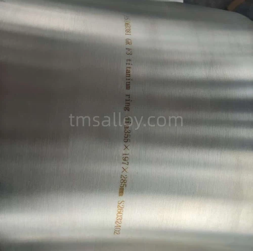 ASTMB381 Gr3 Titanium ring supplier ASTMB381 Gr3 Titanium ring supplier